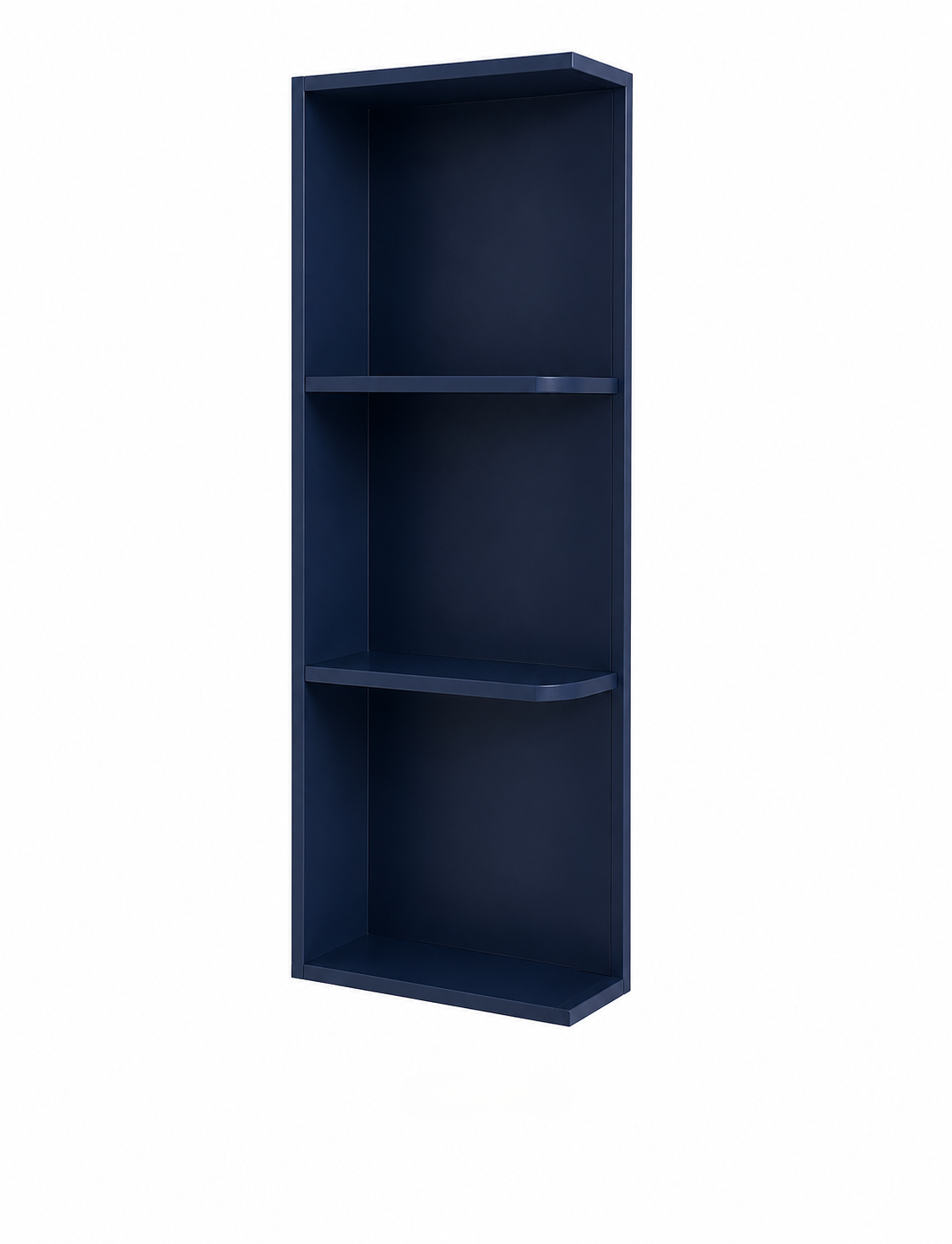 OE630 Launch Collection Shaker Wall End Shelf | 6"W x 30"H x 12"D | 2 Shelves