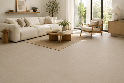 MSI Gridscale Concrete Beige 12" x 24" Porcelain Floor & Wall Tile | Spotlight Savings