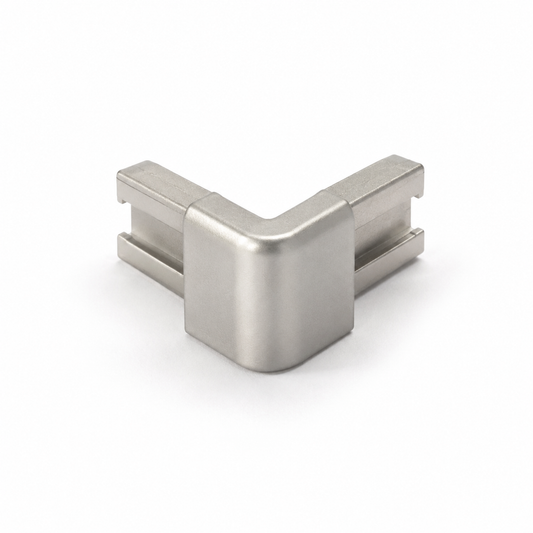 Schluter RONDEC 5/16" Satin Nickel Double-Leg Inside Corner | Spotlight Savings