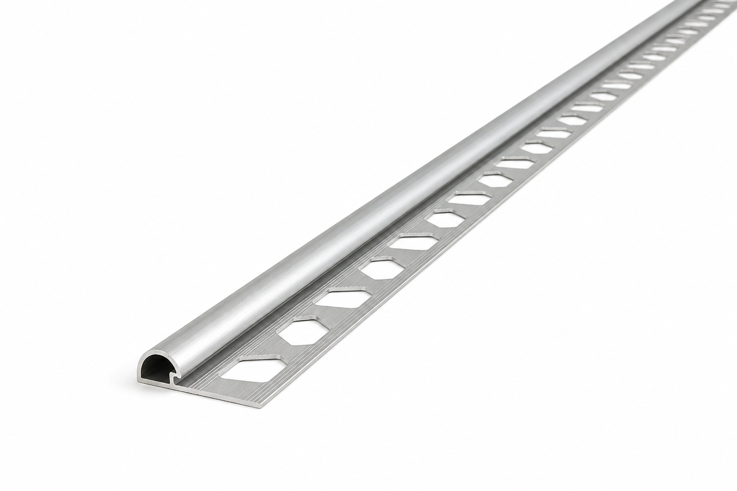 Schluter RONDEC 5/16" Satin Anodized Aluminum Tile Trim – 10 ft. | Spotlight Savings