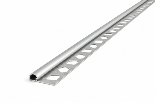 Schluter RONDEC 5/16" Satin Anodized Aluminum Tile Trim – 10 ft. | Spotlight Savings