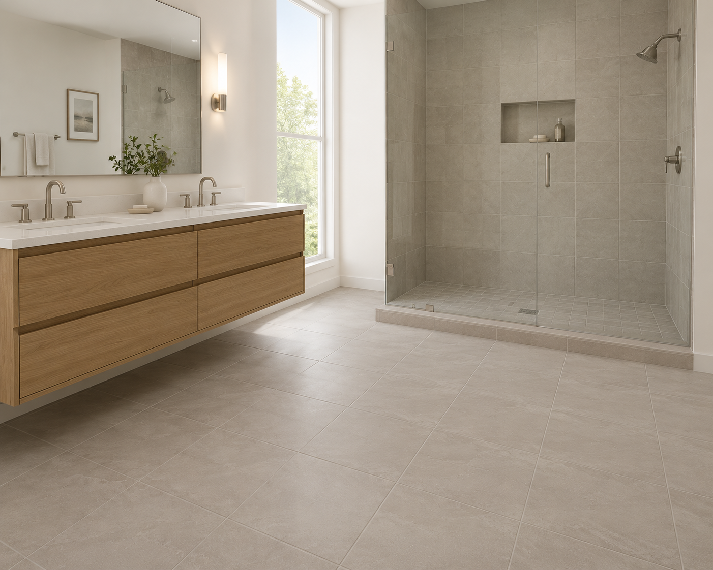 Florida Tile Continent Delta Haze 12" x 12" Porcelain Floor & Wall Tile | Spotlight Savings