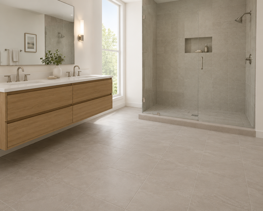 Florida Tile Continent Delta Haze 12" x 12" Porcelain Floor & Wall Tile | Spotlight Savings