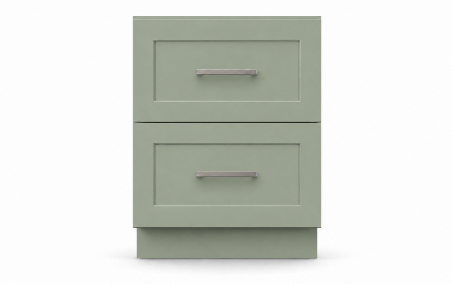 2DB36 Two Drawer Base Cabinet | 36" Wide x 34-1/2" High | Launch Cabinet Collection