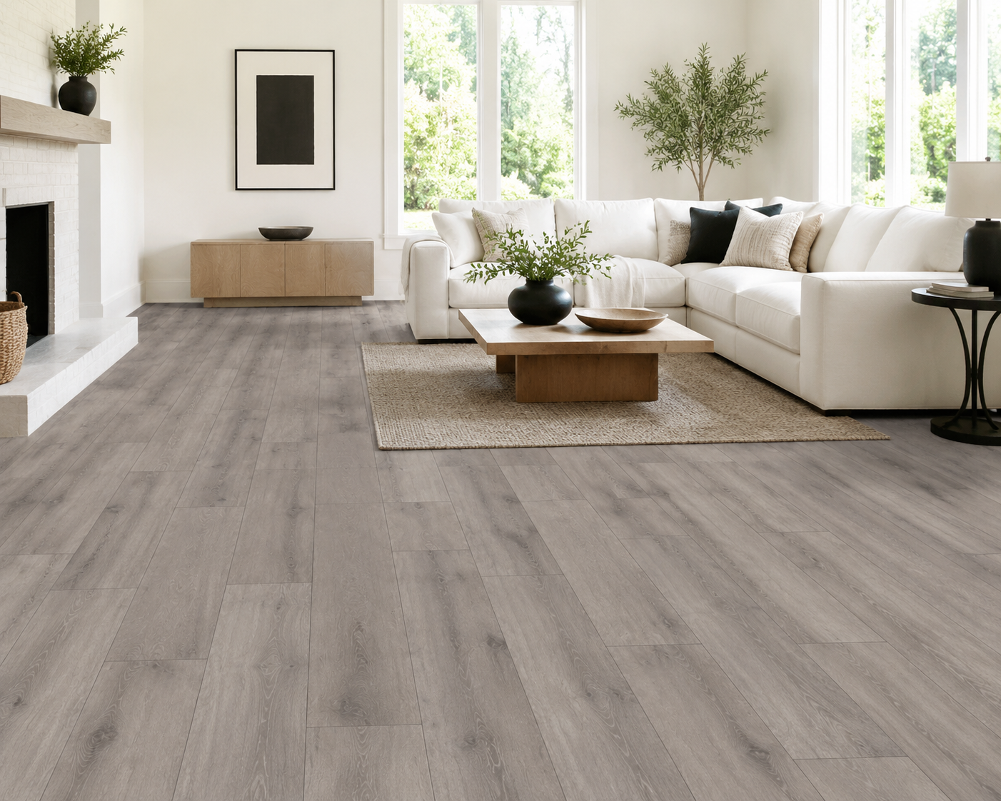 MSI Soho Rigid Plus Coastal Grey Luxury Vinyl Plank Flooring | Spotlight Savings