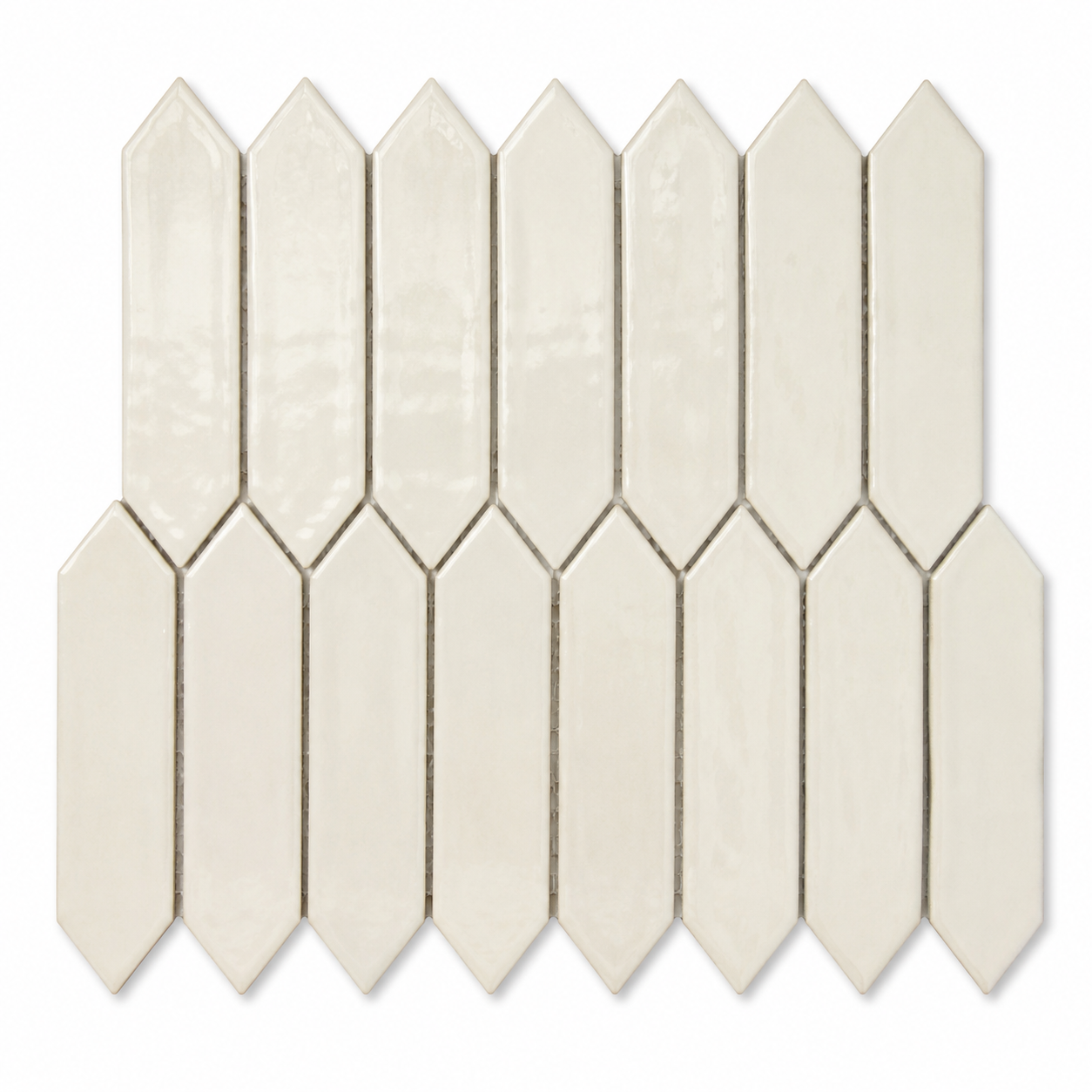 Daltile Mythology Santorini Glossy 2×5 Picket Ceramic Mosaic Tile | Spotlight Savings