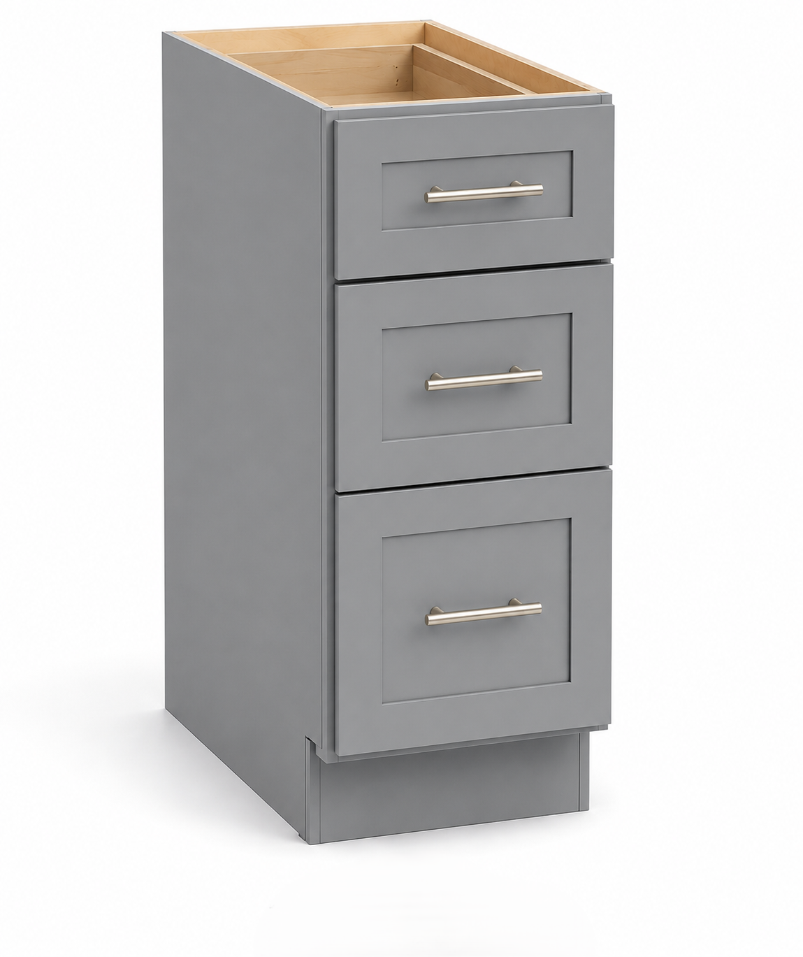 3DB12 3-Drawer Base Cabinet | 12"W x 34-1/2"H x 24"D | Launch Collection