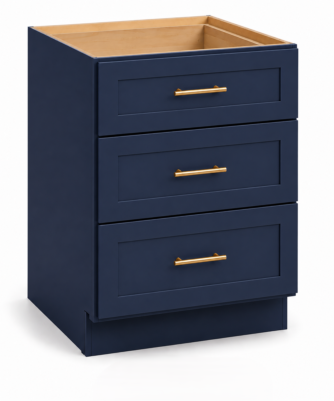 3DB18 Three Drawer Base Cabinet | 18" Wide x 34-1/2" High | Launch Cabinet Collection