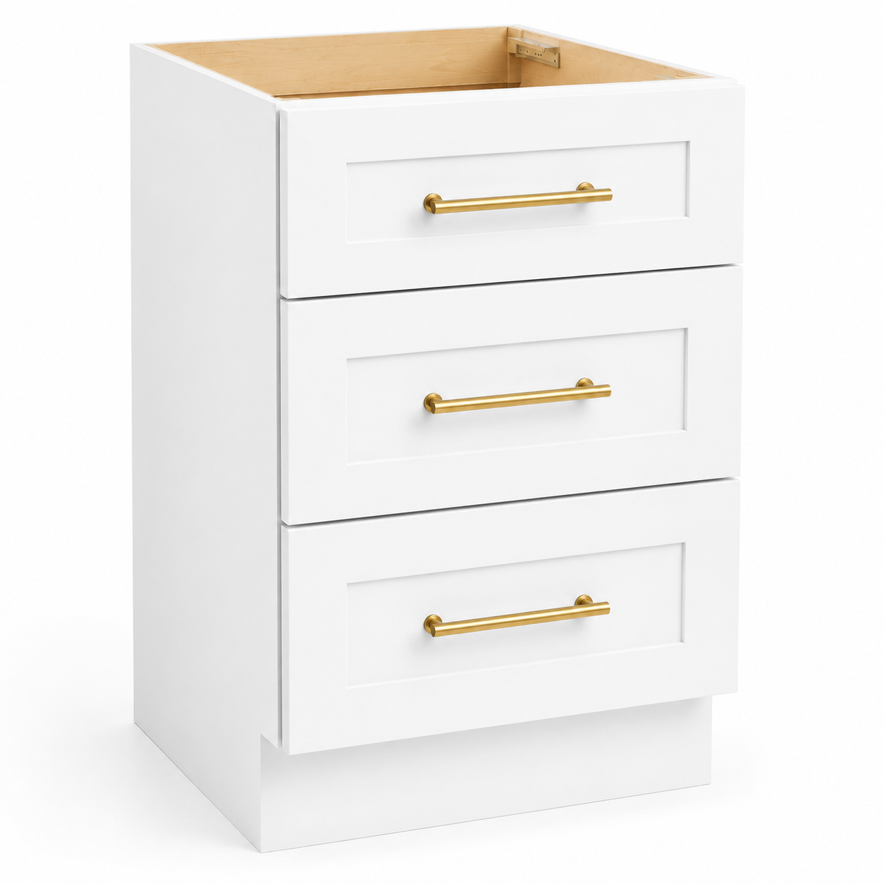 3DB18 Three Drawer Base Cabinet | 18" Wide x 34-1/2" High | Launch Cabinet Collection