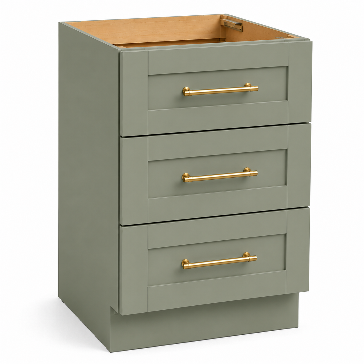 3DB21 Three Drawer Base Cabinet | 21" Wide x 34-1/2" High | Launch Cabinet Collection