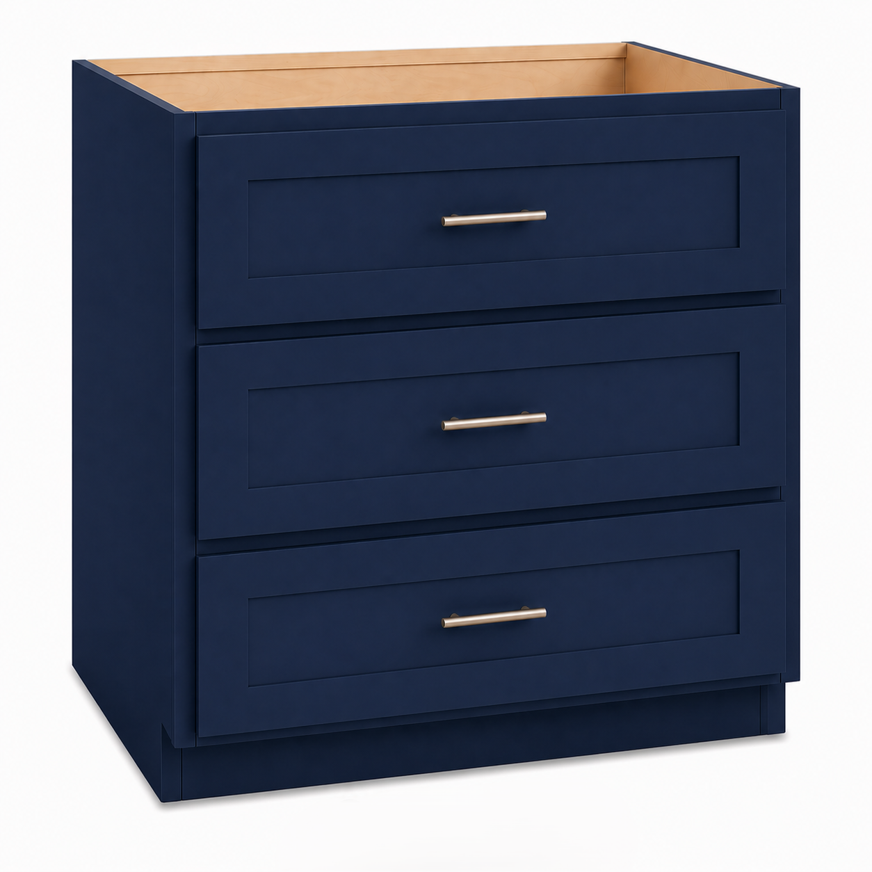 3DB24 Three Drawer Base Cabinet | 24" Wide x 34-1/2" High | Launch Cabinet Collection