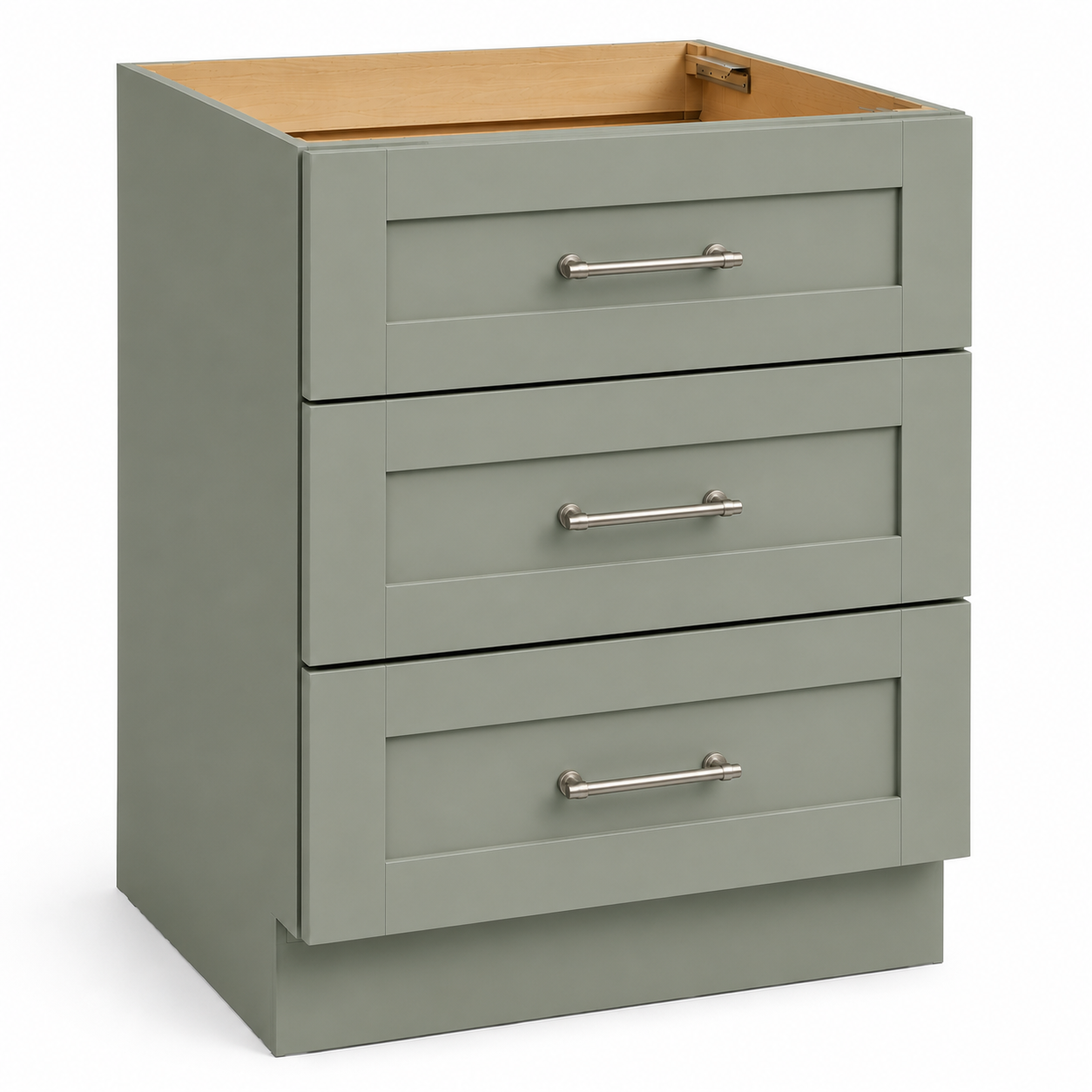 3DB24 Three Drawer Base Cabinet | 24" Wide x 34-1/2" High | Launch Cabinet Collection