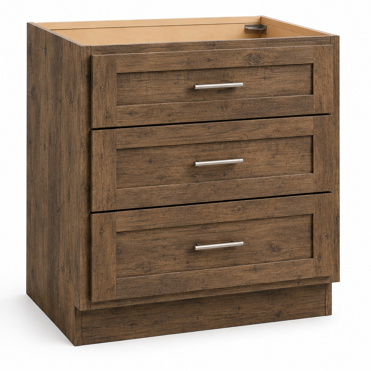 3DB33 Three Drawer Base Cabinet | 33" Wide x 34-1/2" High | Launch Cabinet Collection