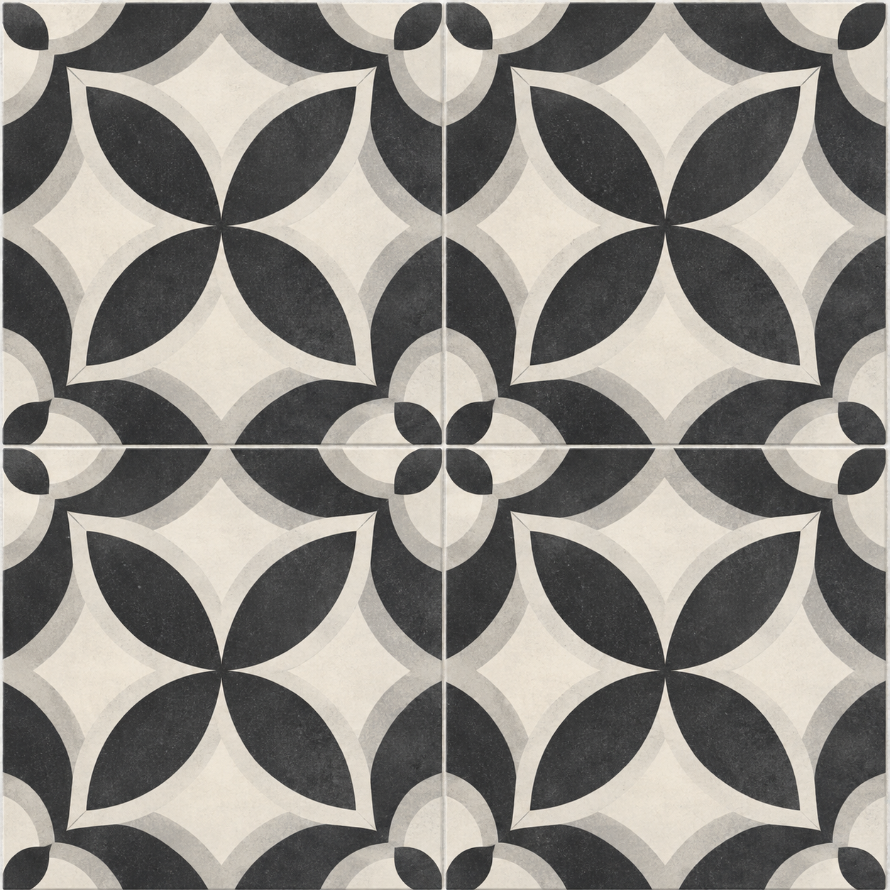 Daltile Memoir Square 12"x12" – Petal Black| Spotlight Savings