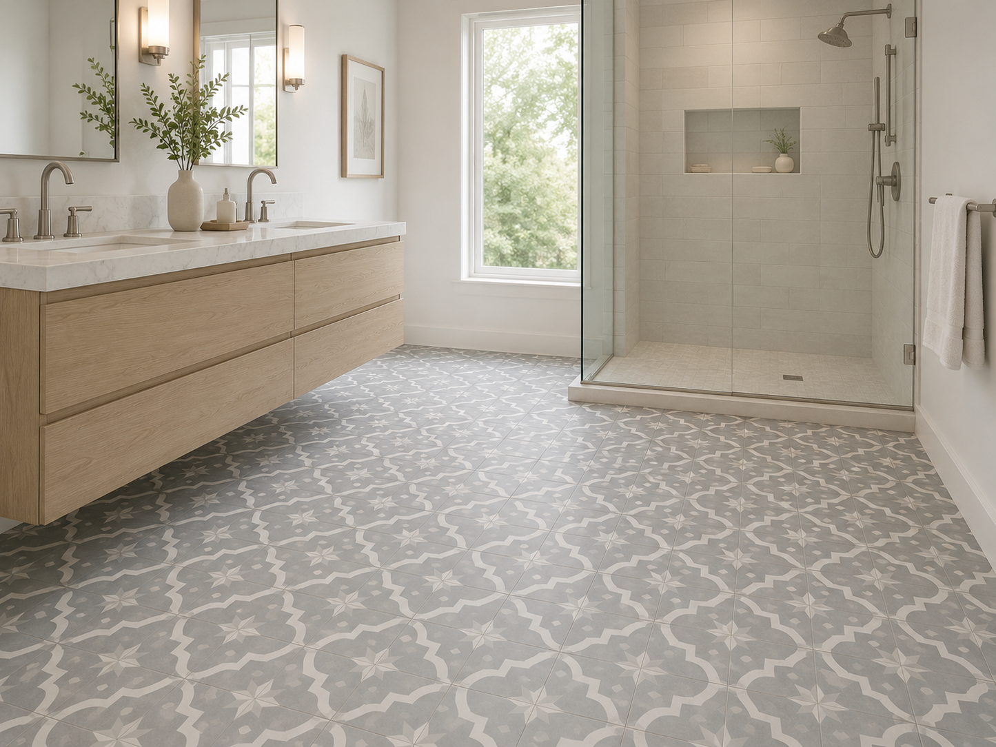 Daltile Memoir Square Cosmo Grey Matte 12" x 12" Porcelain Mosaic Tile | Spotlight Savings