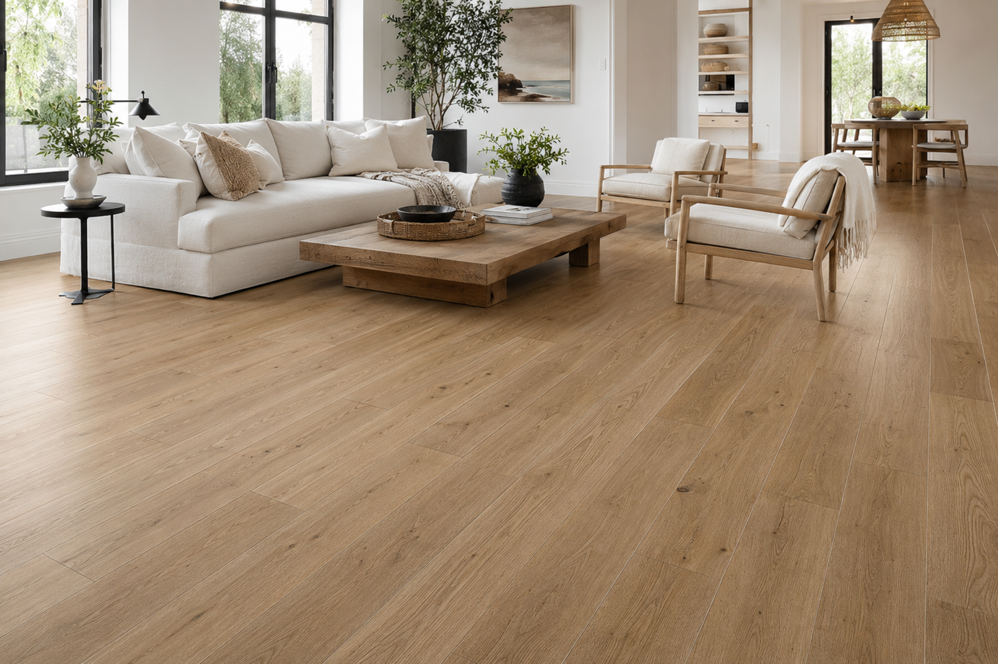 American Rigid Plus Driftwood Coastal Luxury Vinyl Plank Flooring | Spotlight Savings