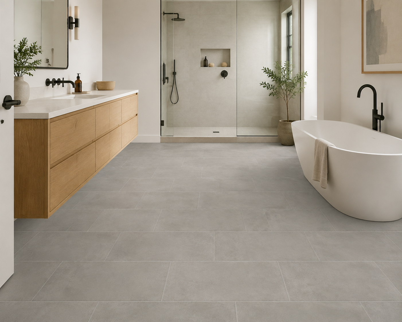 Moroccan Concrete 12×24 StepWise Matte | Spotlight Savings
