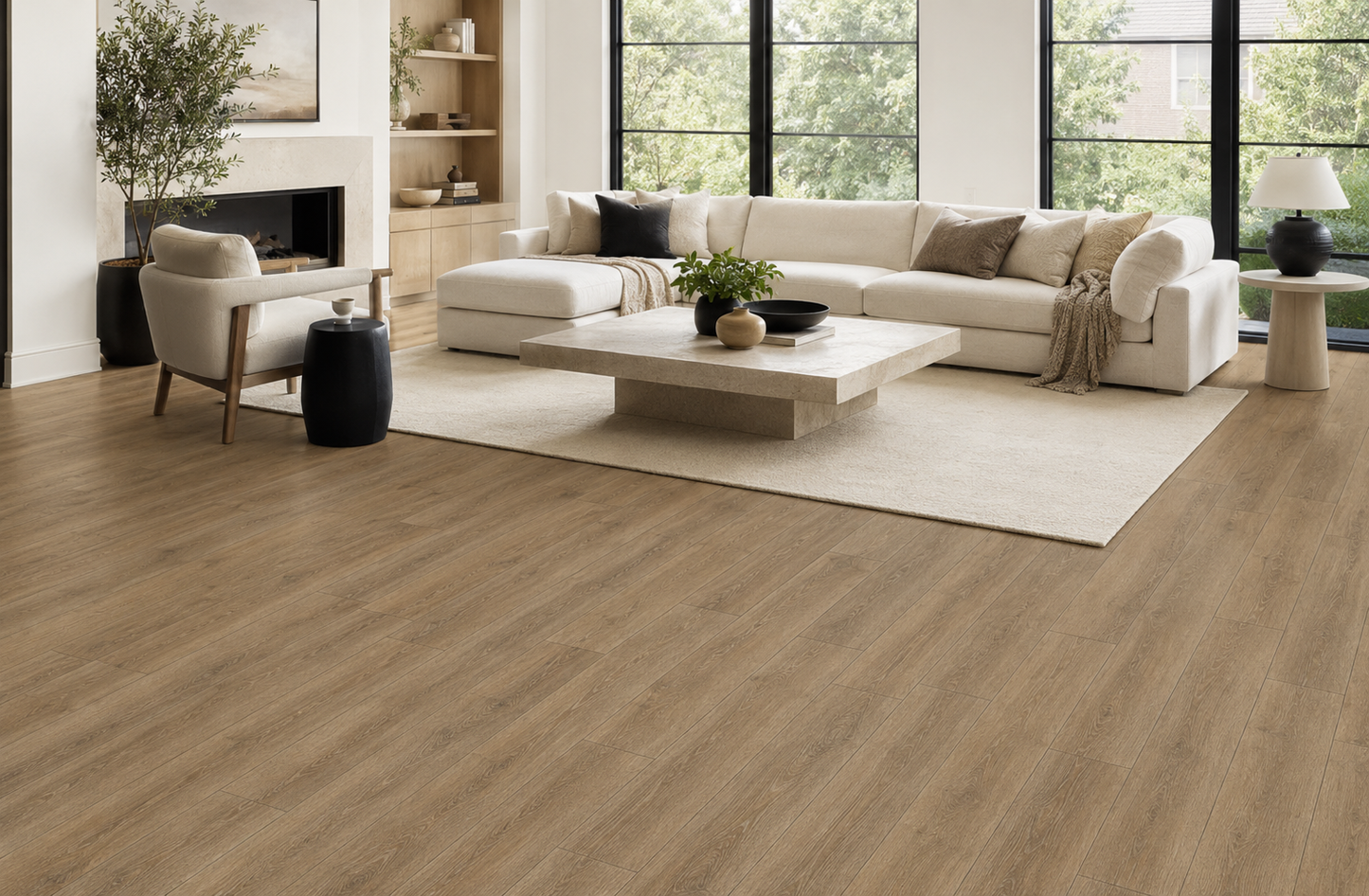Pride Plus Accent SPC Luxury Vinyl Plank Flooring - Riverside | Spotlight Savings