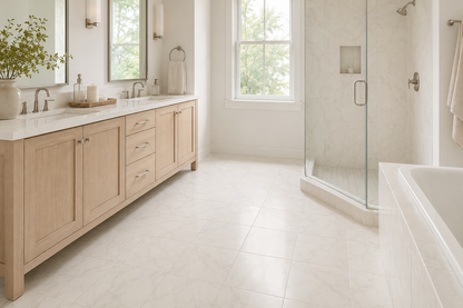 Shaw Infinity Calacatta 13" x 13" Ceramic Floor & Wall Tile  | Spotlight Savings