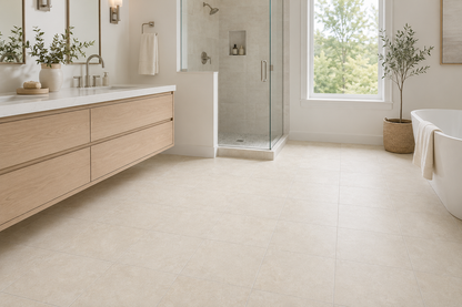 Shaw Serenity 13 Bone 13" x 13" Ceramic Floor & Wall Tile | Spotlight Savings