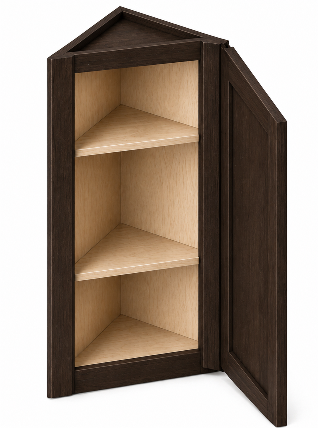 AW1230 Angle Wall Cabinet | 12" Wide x 30" High x 12" Deep | 1 Door | 2 Shelf | Launch Cabinet Collection