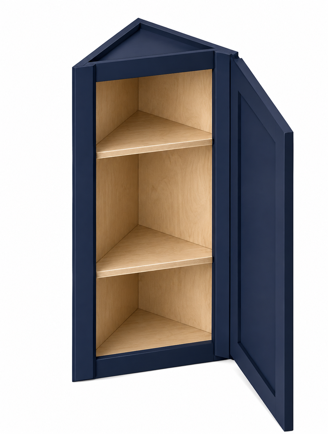 AW1230 Angle Wall Cabinet | 12" Wide x 30" High x 12" Deep | 1 Door | 2 Shelf | Launch Cabinet Collection
