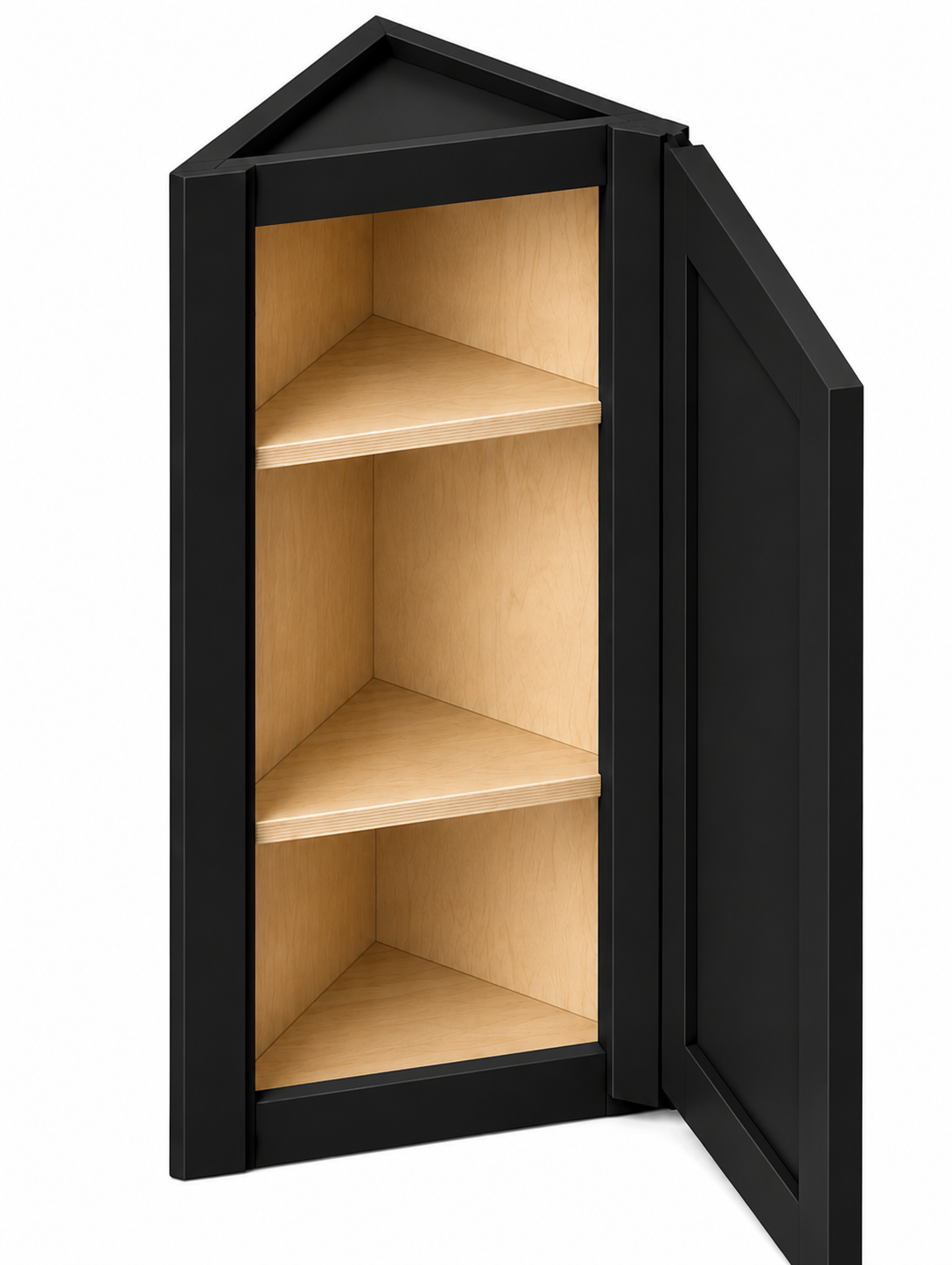 AW1236 Angle Wall Cabinet | 12" Wide x 36" High x 12" Deep | 1 Door | 2 Shelf | Launch Cabinet Collection