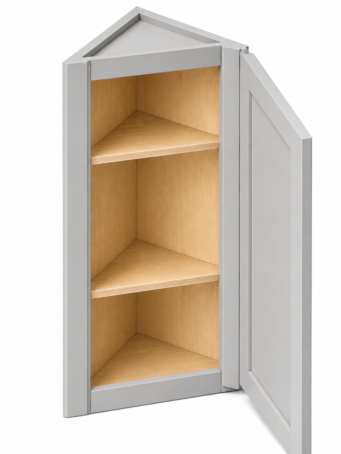 AW1236 Angle Wall Cabinet | 12" Wide x 36" High x 12" Deep | 1 Door | 2 Shelf | Launch Cabinet Collection
