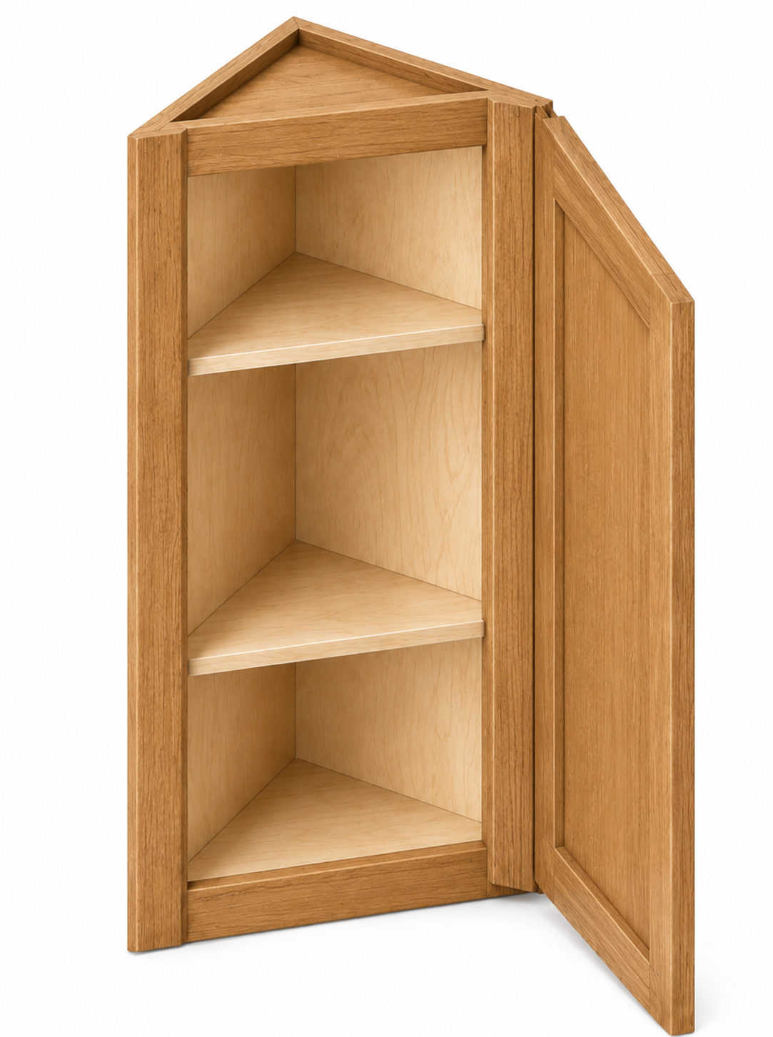 AW1236 Angle Wall Cabinet | 12" Wide x 36" High x 12" Deep | 1 Door | 2 Shelf | Launch Cabinet Collection