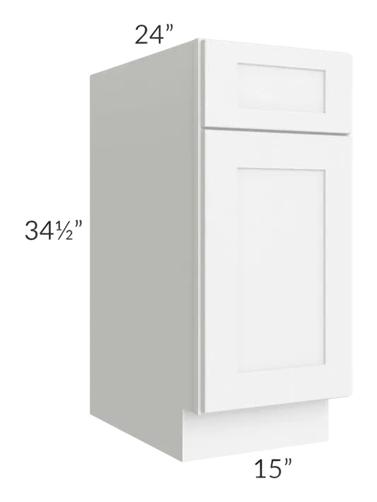 Base Cabinets - B15 SWPLY - White