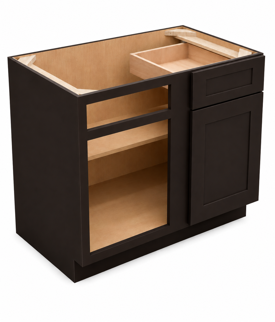 BBC36 Blind Base Corner Cabinet | 33" Wide x 34-1/2" High x 24" Deep | 1 Door | 1 Drawer | 1 Shelf | Launch Cabinet Collection