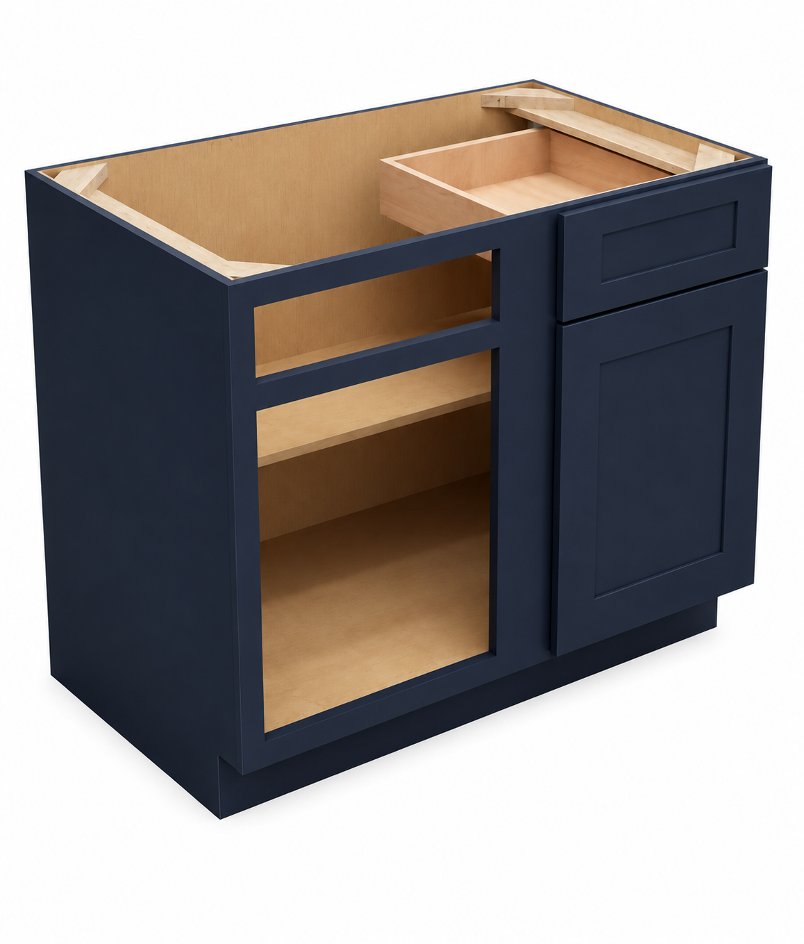 BBC36 Blind Base Corner Cabinet | 33" Wide x 34-1/2" High x 24" Deep | 1 Door | 1 Drawer | 1 Shelf | Launch Cabinet Collection