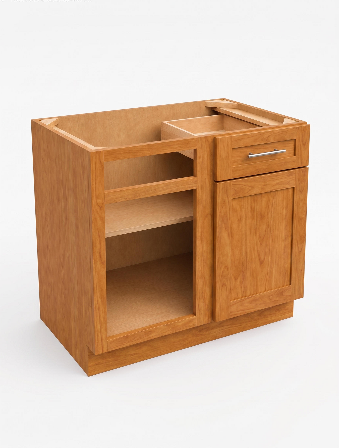 BBC36 Blind Base Corner Cabinet | 33" Wide x 34-1/2" High x 24" Deep | 1 Door | 1 Drawer | 1 Shelf | Launch Cabinet Collection