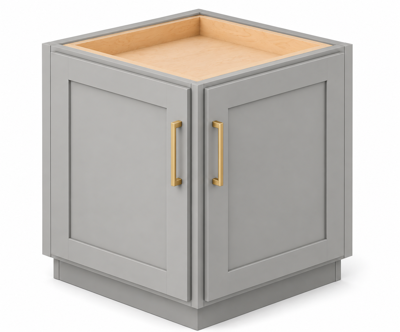 BEC24 | Base End Cabinet | 24"W x 34-1/2"H x 24"D | 2 Doors | Launch Cabinet Collection