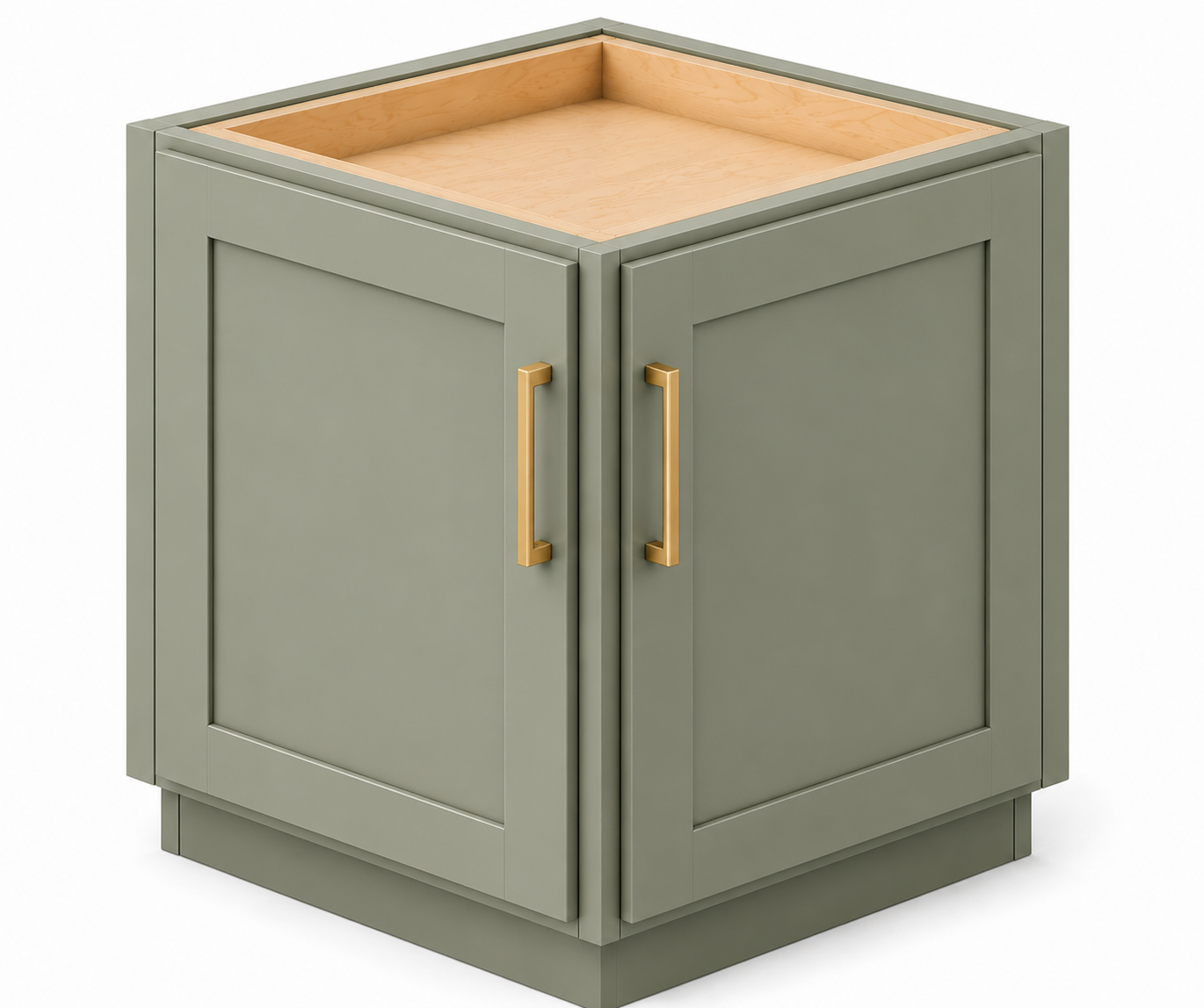 BEC24 | Base End Cabinet | 24"W x 34-1/2"H x 24"D | 2 Doors | Launch Cabinet Collection