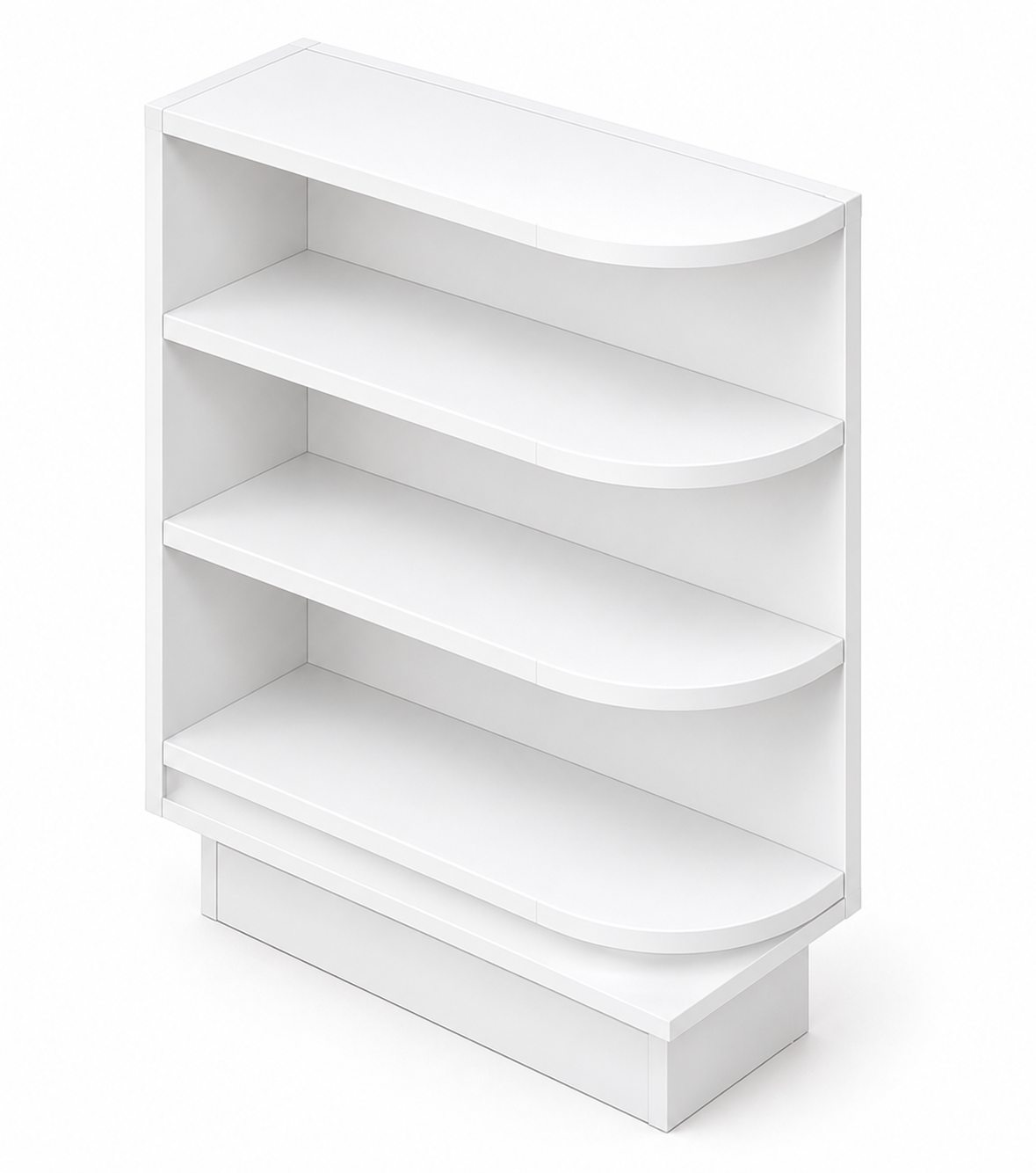 BES12 | Base End Shelf Cabinet | 12"W x 34-1/2"H x 24"D | Launch Cabinet Collection