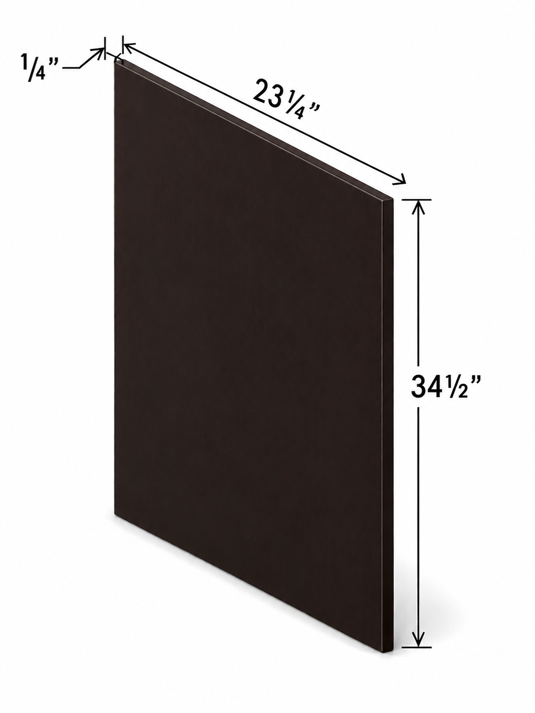 BSV | Base Skin Veneer Panel | 23 1/4"W x 34 1/2"H x 1/4"D | Launch Cabinet Collection