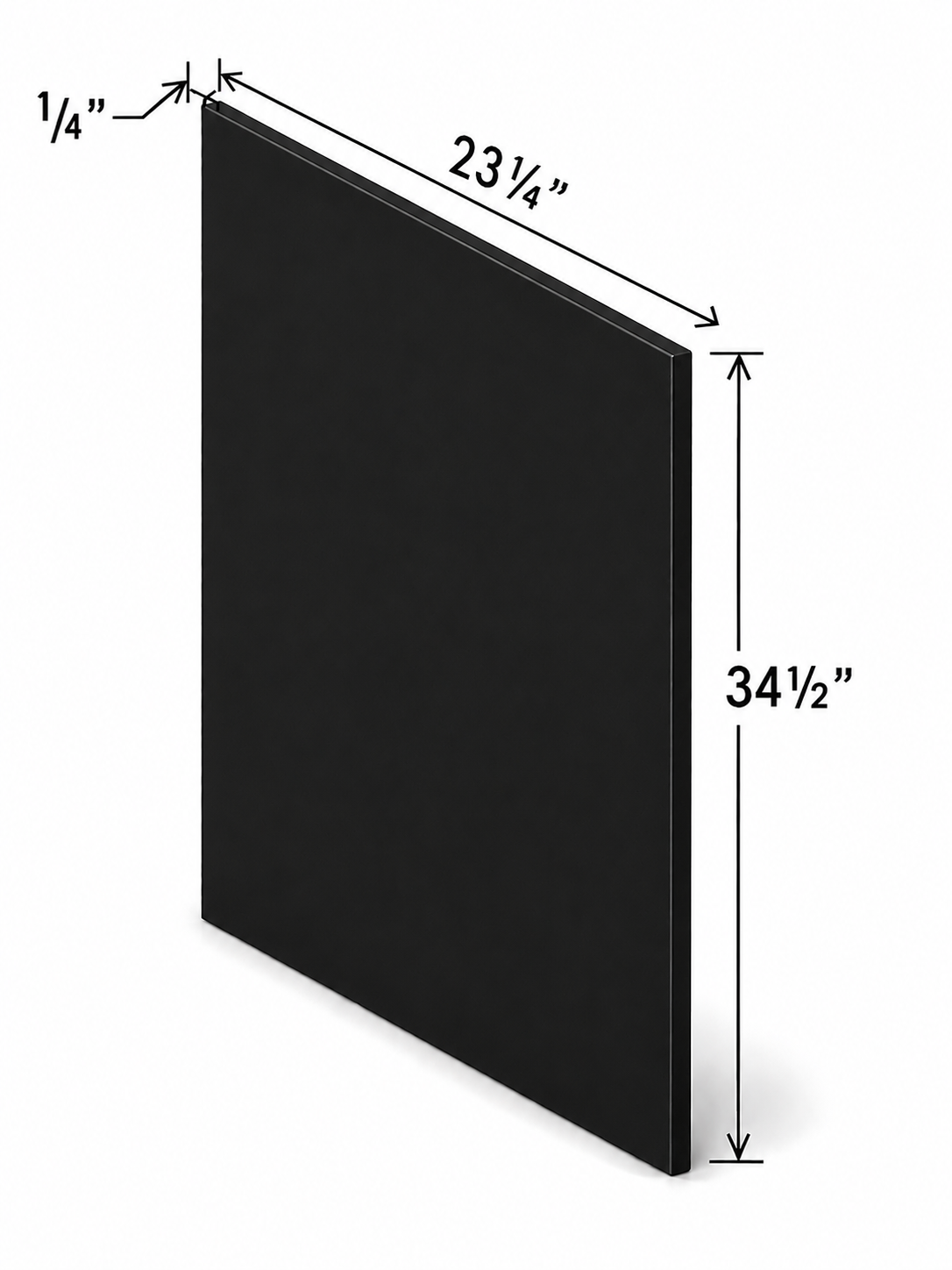BSV | Base Skin Veneer Panel | 23 1/4"W x 34 1/2"H x 1/4"D | Launch Cabinet Collection