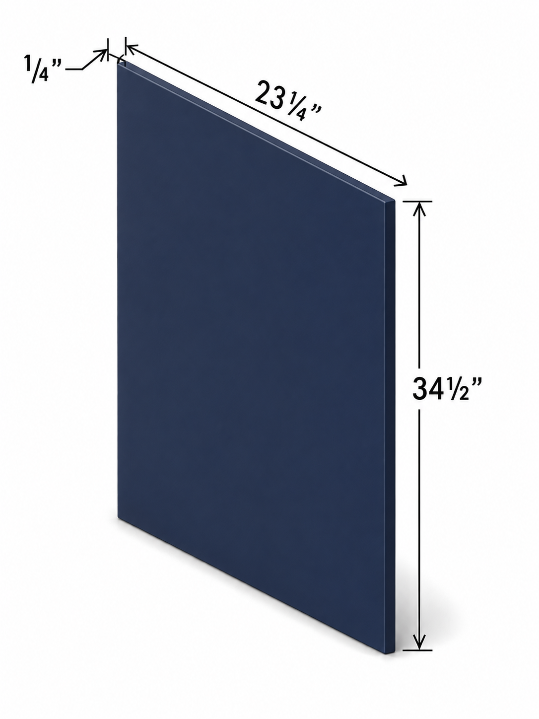 BSV | Base Skin Veneer Panel | 23 1/4"W x 34 1/2"H x 1/4"D | Launch Cabinet Collection
