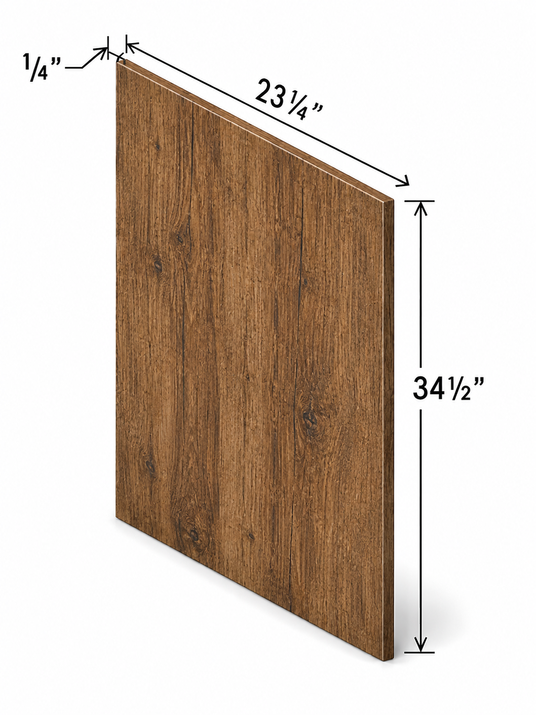 BSV | Base Skin Veneer Panel | 23 1/4"W x 34 1/2"H x 1/4"D | Launch Cabinet Collection