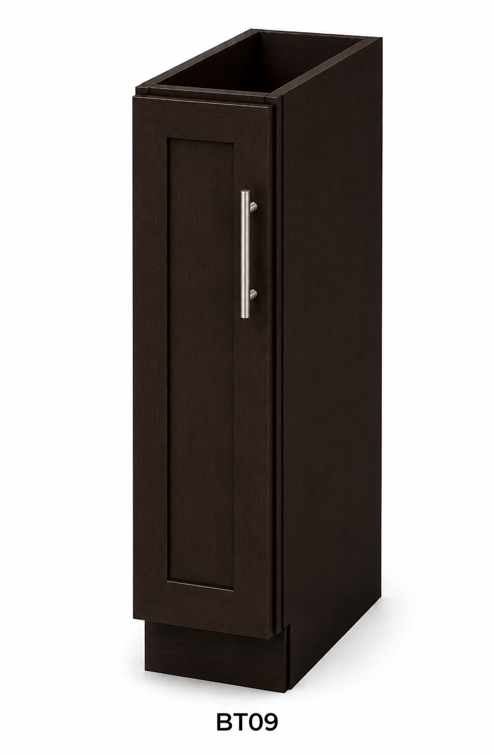 9" Base Cabinet | 1 Door | 9"W x 34.5"H x 24"D | Shaker Kitchen Cabinet | Eagle Cabinet Collection