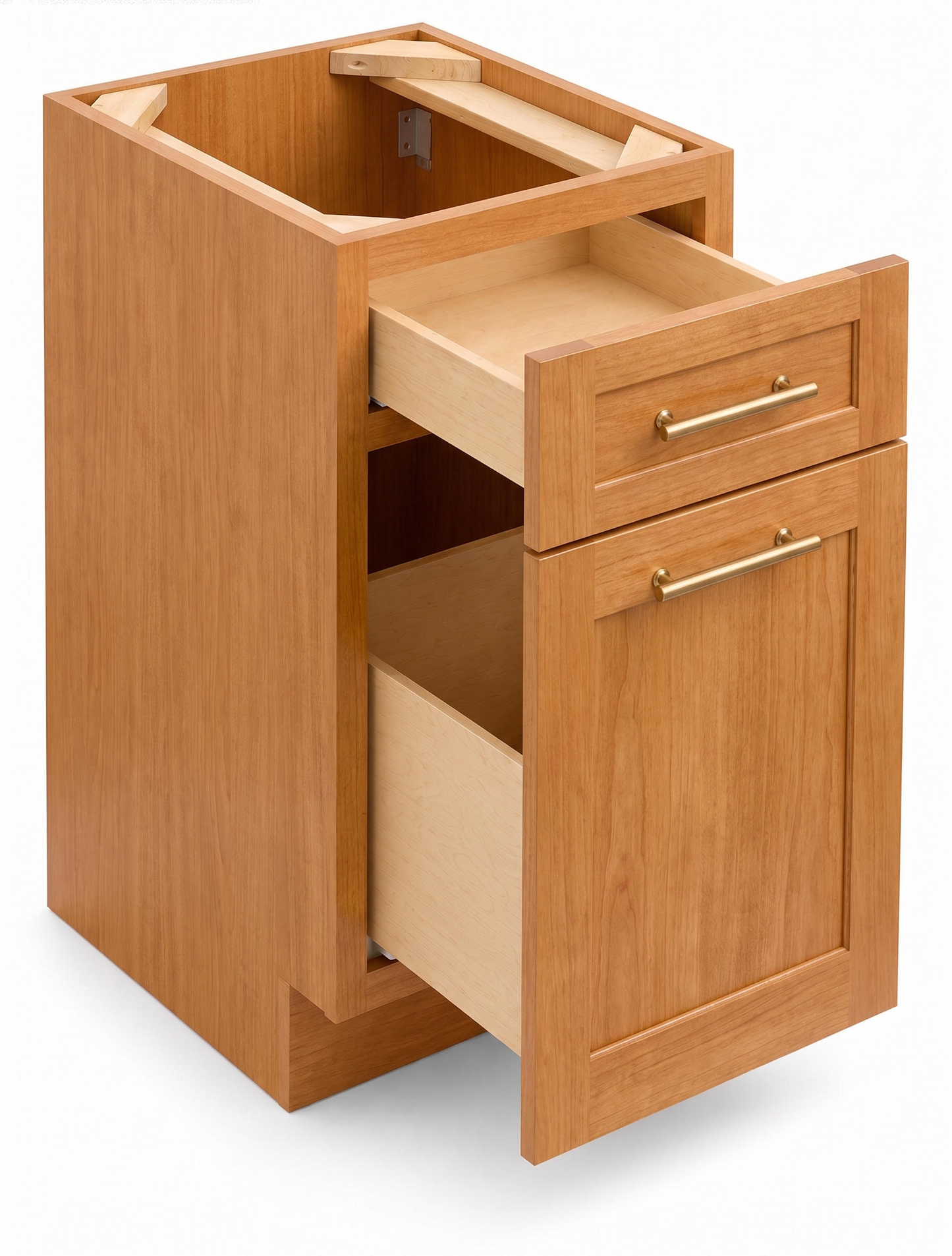 BWB18 Base Waste Basket Cabinet | 18"W x 34-1/2"H x 24"D | Launch Collection