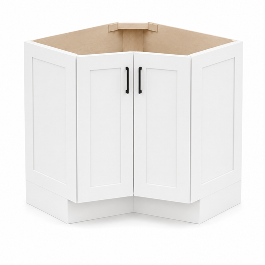 CSB36 | Corner Sink Base Cabinet | 36"W x 34-1/2"H x 24"D | Launch Cabinet Collection