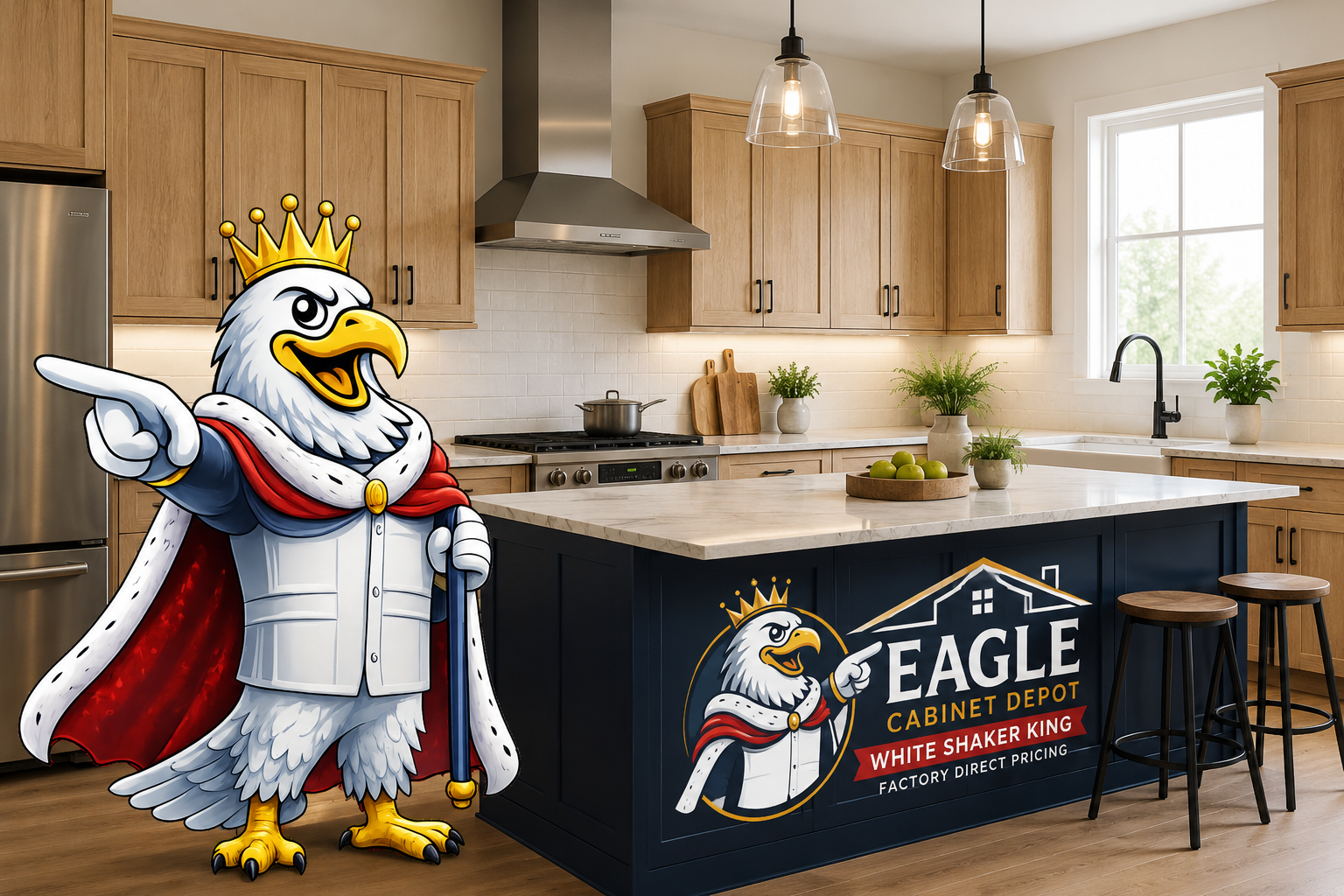 WHY CHOOSE
EAGLE CABINET DEPOT