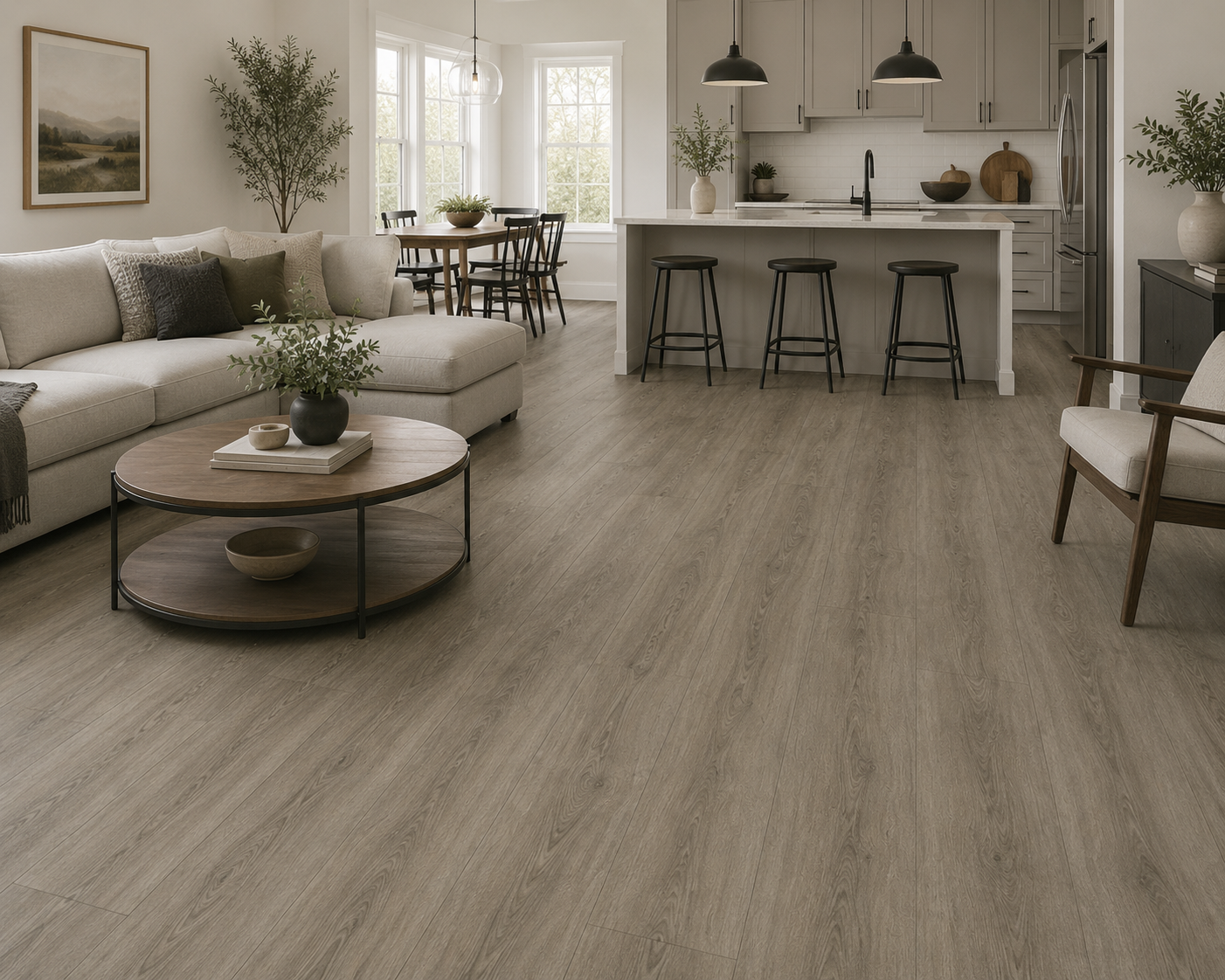 Coastal View Rigid Core Click Lock Luxury Vinyl Plank Flooring | Spotlight Savings