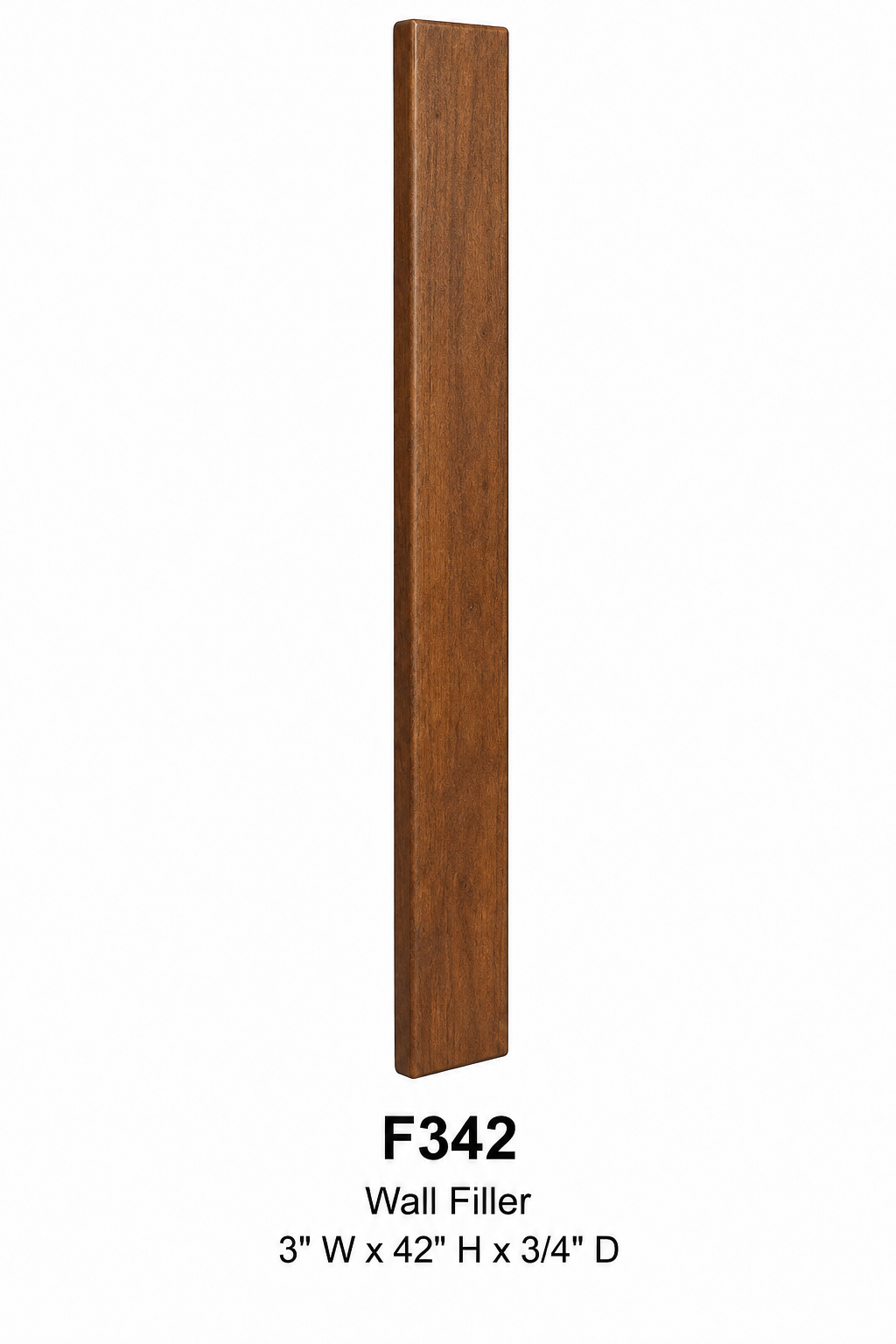 F342 Cabinet Filler | 3"W x 42"H x 3/4"D | Launch Collection