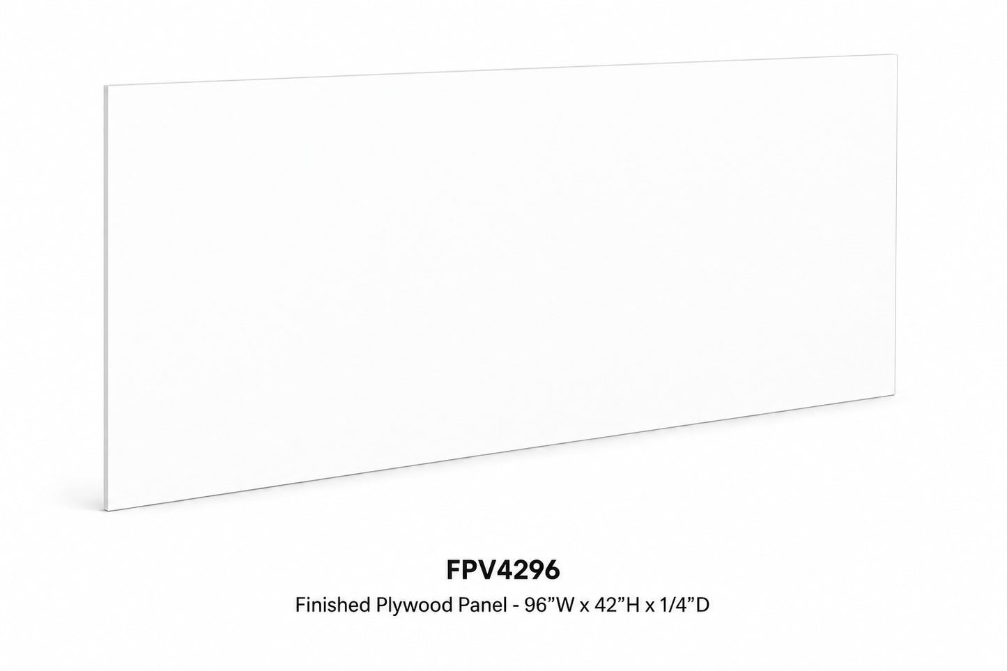FPV4296 Finished Panel | 42" Wide x 96" High | Launch Cabinet Collection