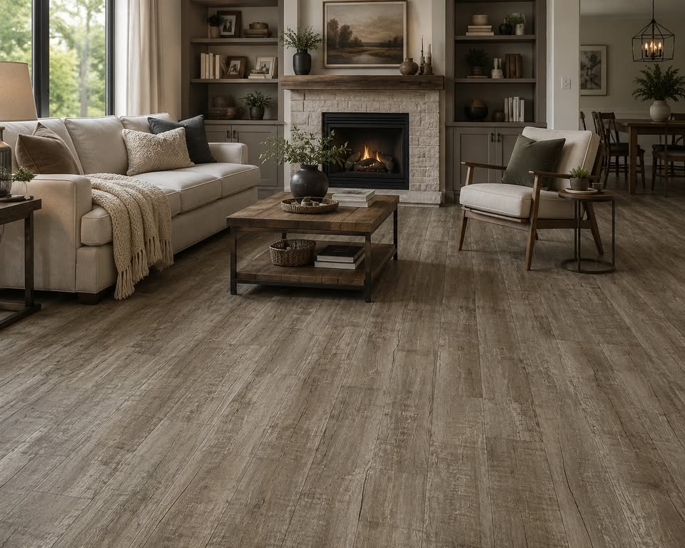 Happy Feet Blockbuster Plus Luxury Vinyl Plank Flooring - Sandlot | 7" x 48" | Spotlight Savings
