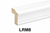 LRM8 Launch Collection Light Rail Moulding | 96"L x 1-9/16"H x 2-1/4"D