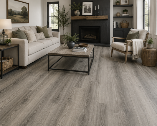 Muchsee Caledonia Luxury Vinyl Plank Flooring - Stonehenge | 6" x 36" | Spotlight Savings